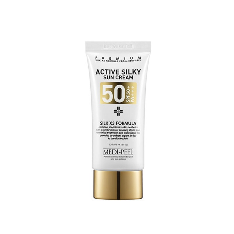 Крем с SPF защитой  MEDI-PEEL Active Silky Sun Cream SPF50+ PA+++ 50 мл