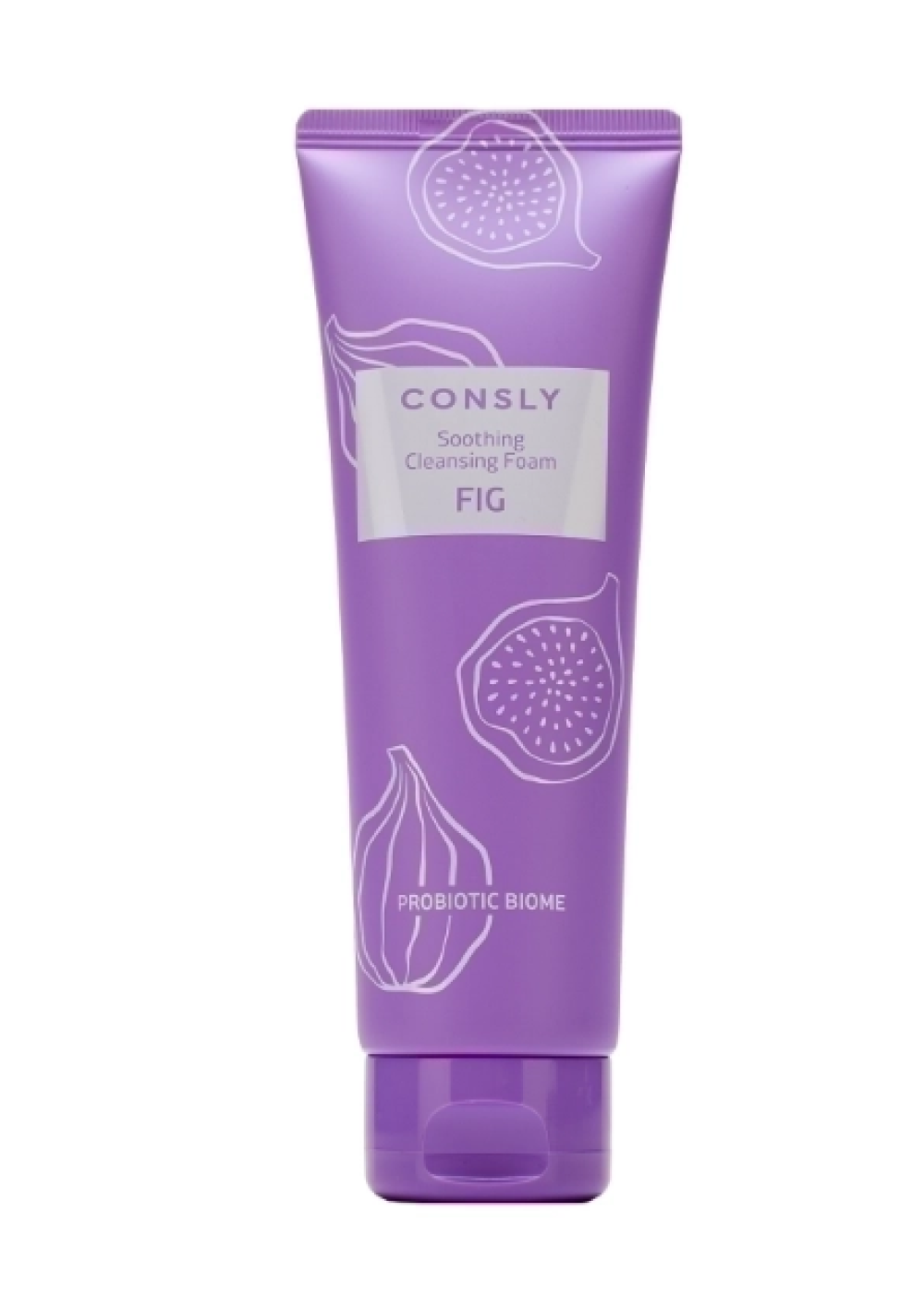 Пенка для умывания с экстрактом инжира и пробиотиками Consly Probiotic Biome Soothing Fig Cleansing Foam, 120 мл