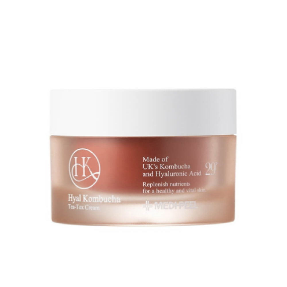 Крем-гель для лица увлажняющий с комбучей Medi-Peel Hyal Kombucha Tea-Tox Cream, 50 мл