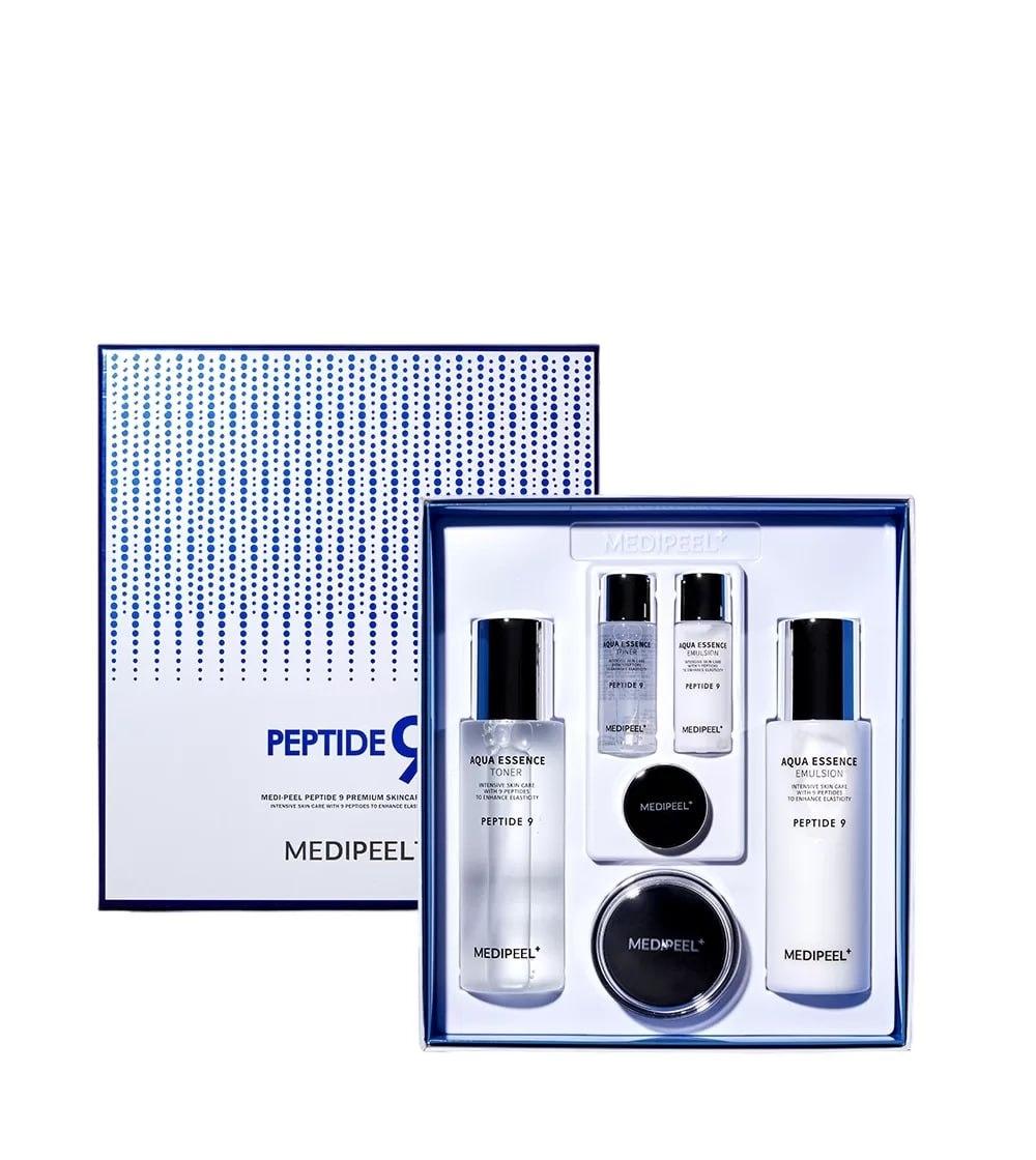 Антивозрастной увлажняющий набор с пептидами для лица PEPTIDE 9 PREMIUM SKIN CARE SET