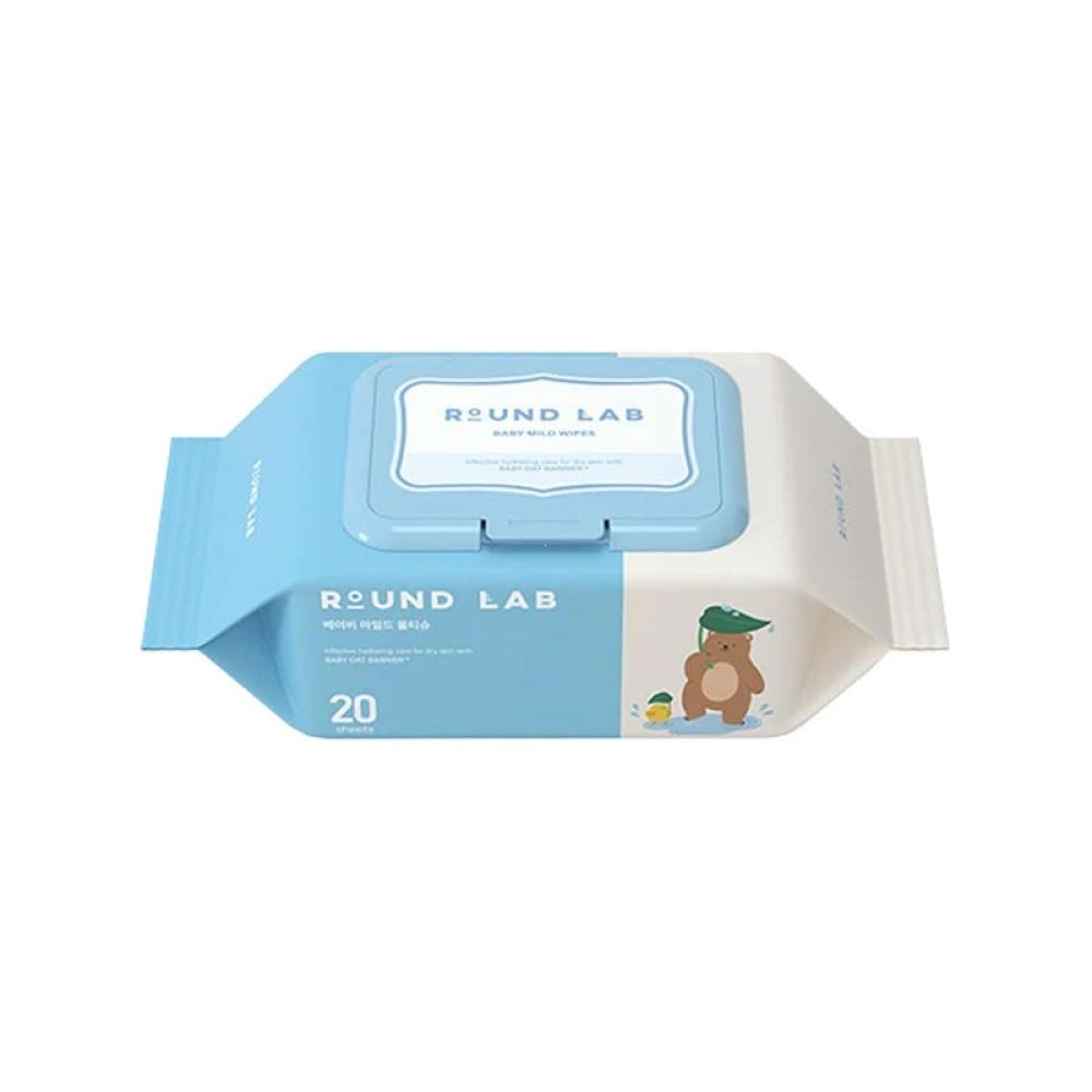 Детские влажные салфетки Round Lab Baby Mild Wet Wipes, 20 шт