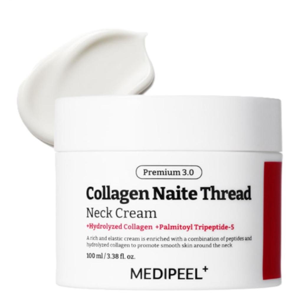 Лифтинг-крем для шеи с пептидами и коллагеном Medi-Peel Premium Collagen Naite Thread Neck Cream 3.0, 100 мл