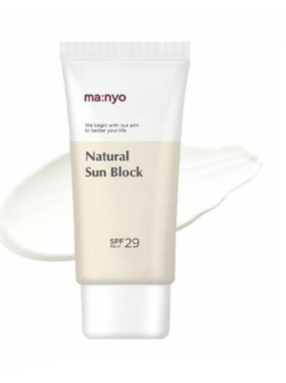 Солнцезащитный крем на основе растительных компонентов Manyo Treatment Essence Natural Sun Block SPF 29 PA++, 50 мл