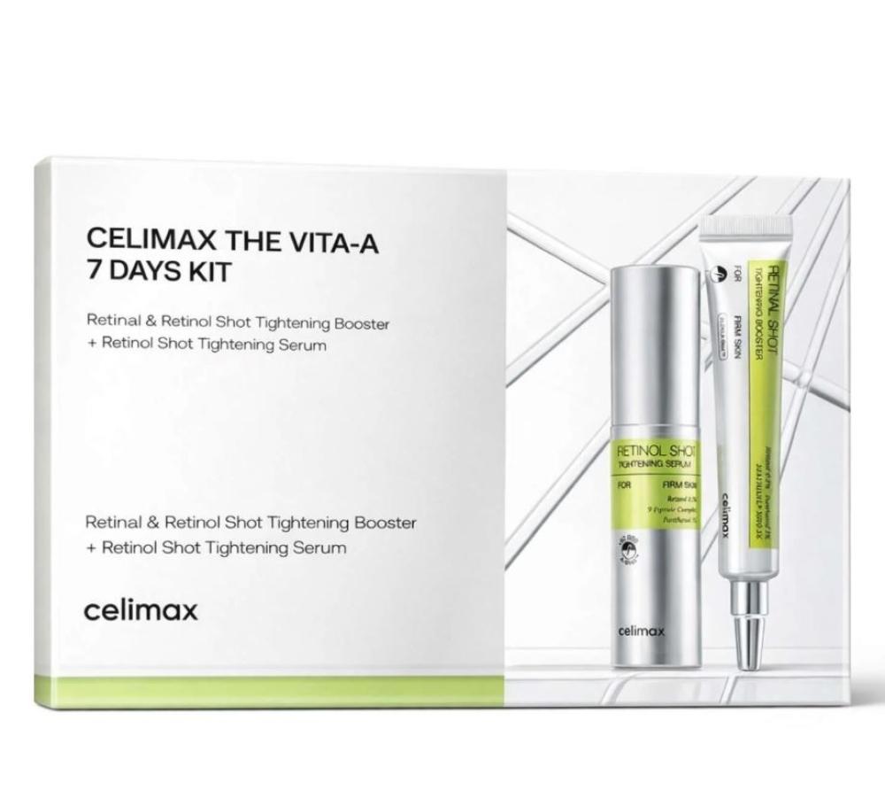 Celimax Набор: лифтинг-сыворотка + крем-бустер The Vita-A 7 Days Kit 1 мл х 4 шт + 1 мл х 3 шт
