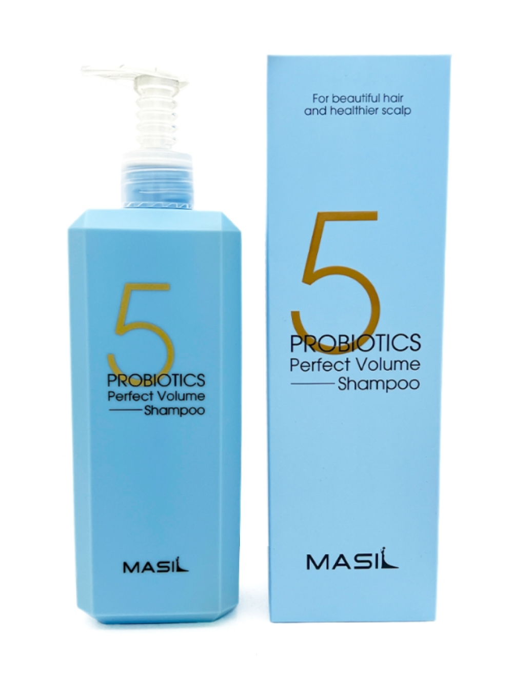 Masil Шампунь мягкий для объема волос с пробиотиками 5 Probiotics Perfect Volume Shampoo, 500 мл