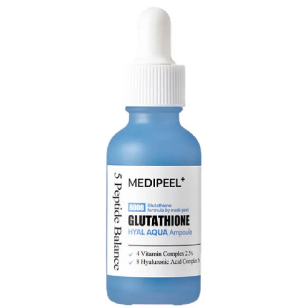 Увлажняющая витаминная ампула для сияния кожи Medi-Peel Glutathione Hyal Aqua Ampoule, 30 мл