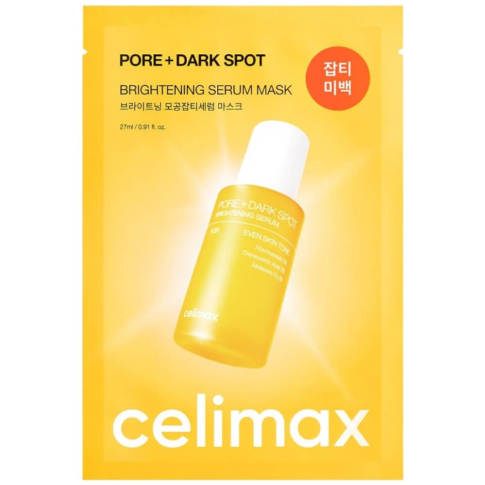 Маска для выравнивания тона и рельефа кожи Celimax Pore+Dark Spot Brightening Serum Mask, 27 мл