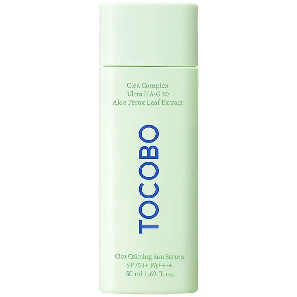 Успокаивающая солнцезащитная сыворотка Tocobo Cica Calming Sun Serum SPF50+ PA++++, 50 мл