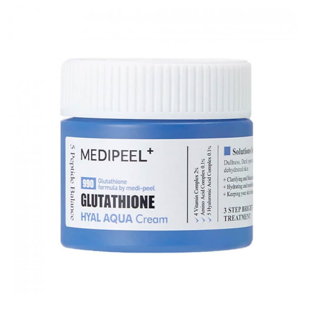 Крем для лица Medi-Peel увлажняющий осветляющий Glutathione Hyal Aqua Cream 50 мл
