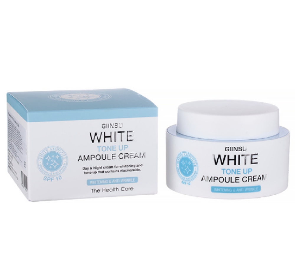 Крем для лица ампульный осветляющий GIINSU WHITE TONE UP AMPOULE CREAM, 65 мл