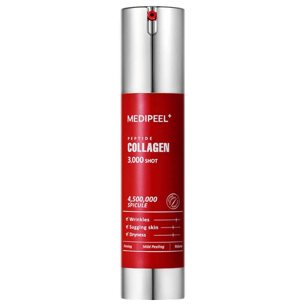 Деликатная обновляющая сыворотка с микроиглами MEDIPEEL Red Lacto Collagen Peptide 3000 Shot Serum, 50 мл