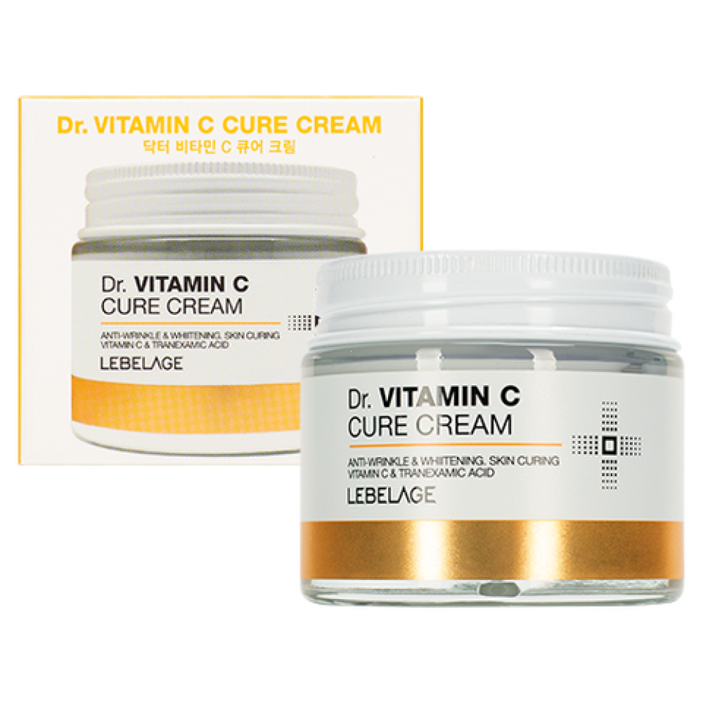 Осветляющий крем для лица LEBELAGE Dr. VITAMIN C CURE CREAM 70мл