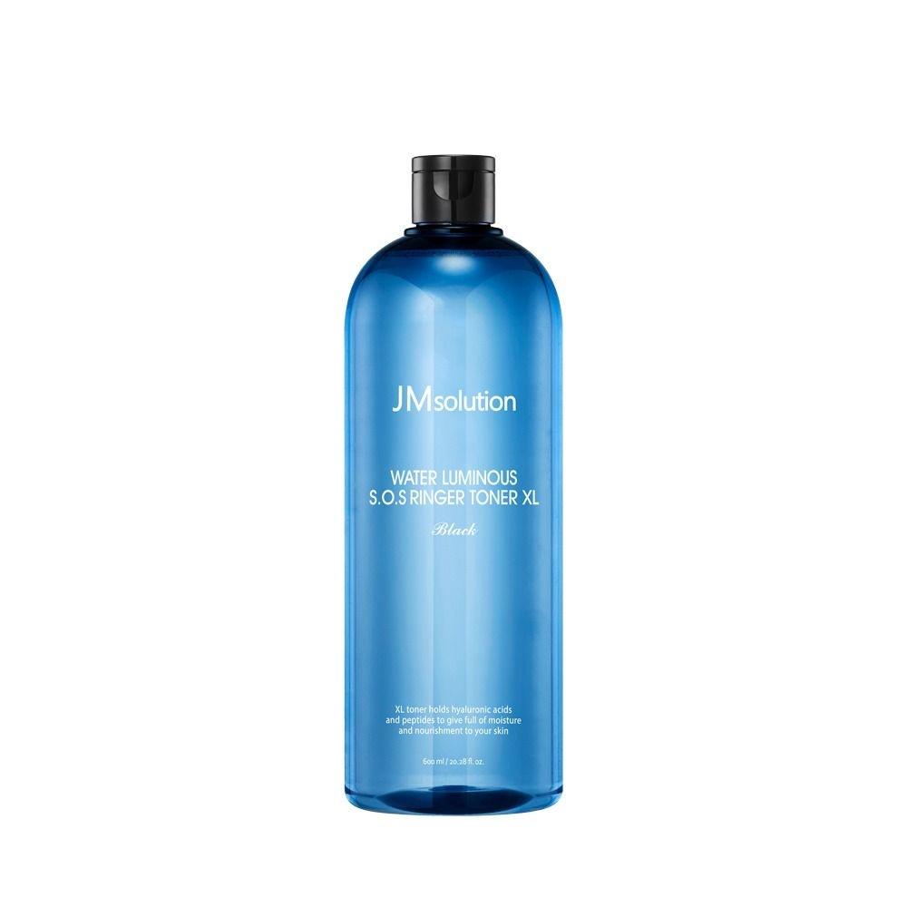 Увлажняющий тонер с 5 видами гиалуроновой кислоты JM SOLUTION WATER LUMINOUS SOS RINGER TONER XL Black, 600ml