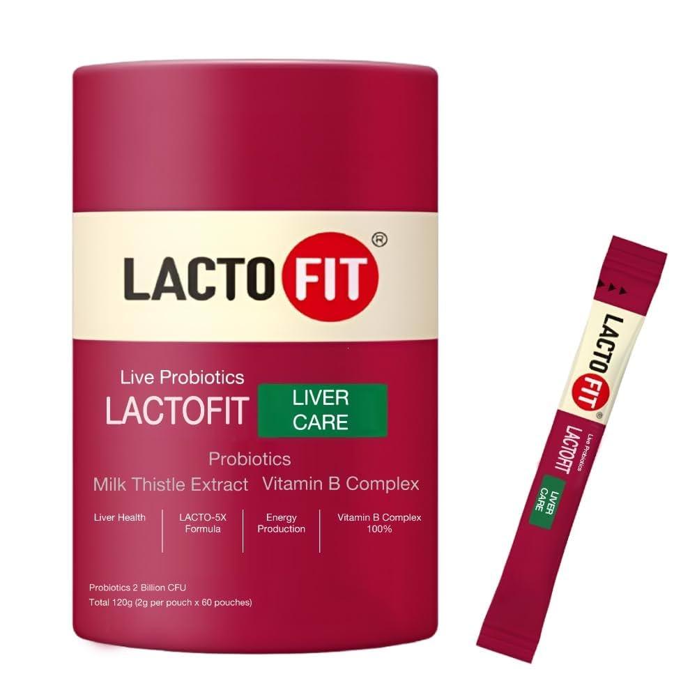 Коктейль-синбиотик поддержка печени и кишечника LACTO-FIT Probiotics Liver Care, 1 саше - 2 гр