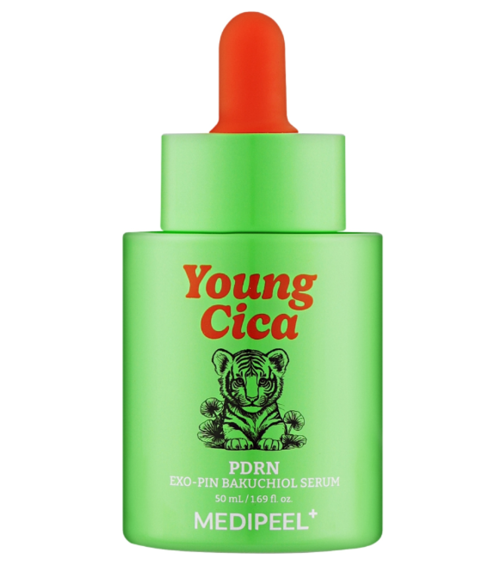 Укрепляющая сыворотка с бакучиолом MEDIPEEL Young Cica PDRN Exo-Pin Bakuchiol Serum, 50 мл
