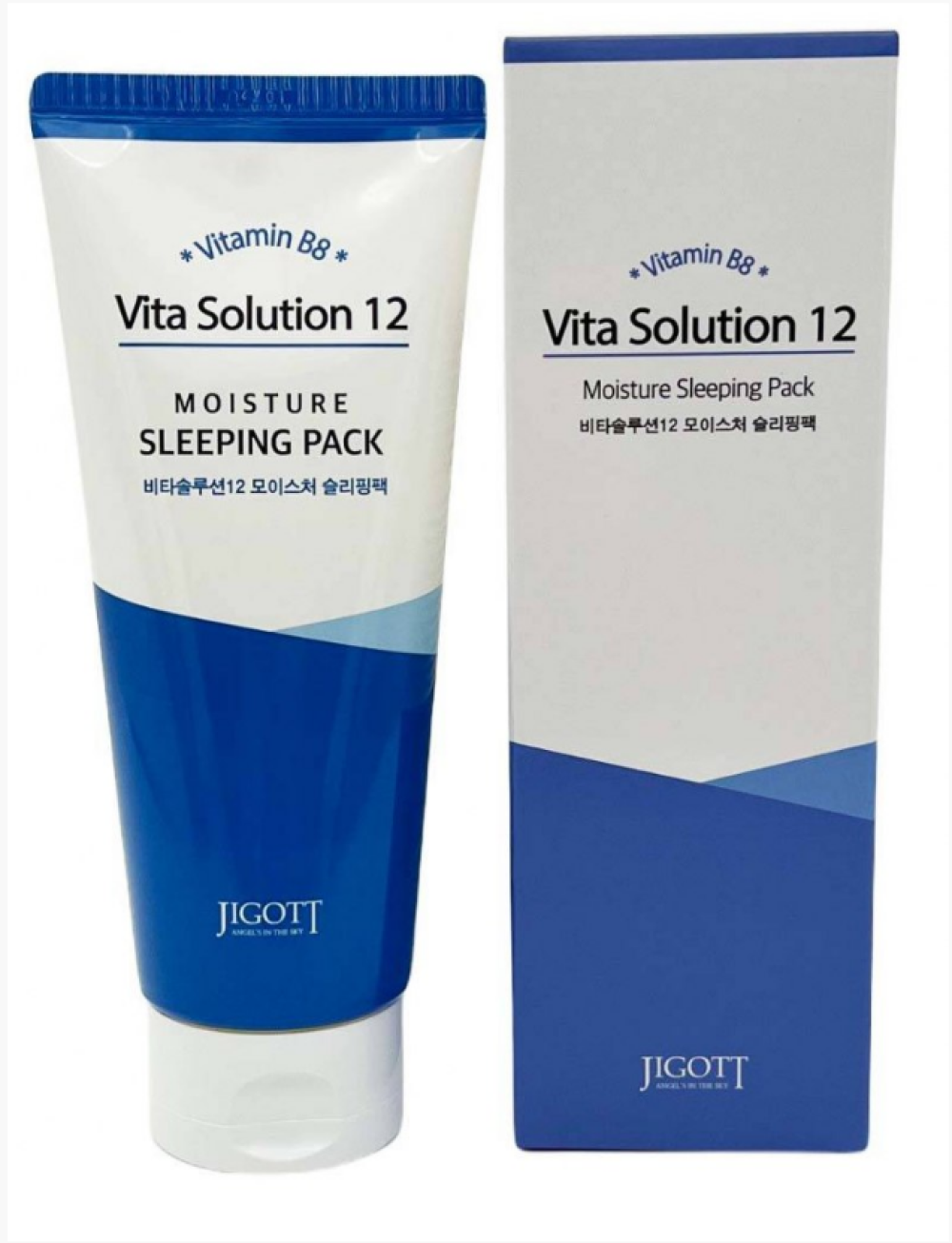 Маска для лица увлажняющая ночная Jigott Vita Solution 12 Moisture Sleeping Pack
