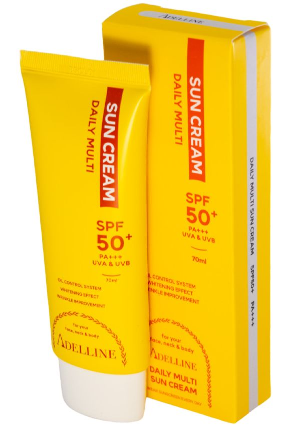 Солнцезащитный крем ADELLINE Daily Multi Sun Cream SPF50+/PA, 70 мл