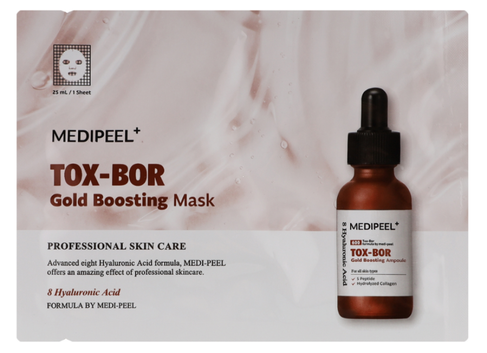 Питательная маска для лица MEDIPEEL Tox-Bor Gold Boosting Mask, 25 мл