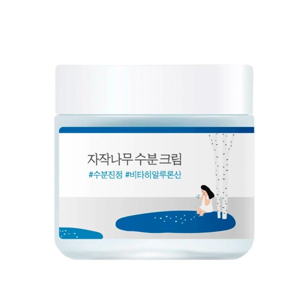 Крем для чувствительной кожи с берёзовым соком увлажняющий Round Lab Birch Juice Moisturizing Cream, 80 мл