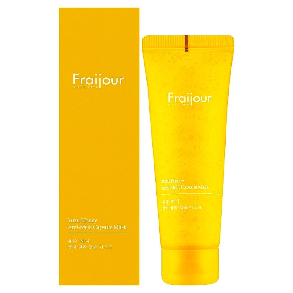 Осветляющая капсульная маска с юдзу Fraijour Yuzu Honey Anti-Mela Capsule Mask, 75 мл
