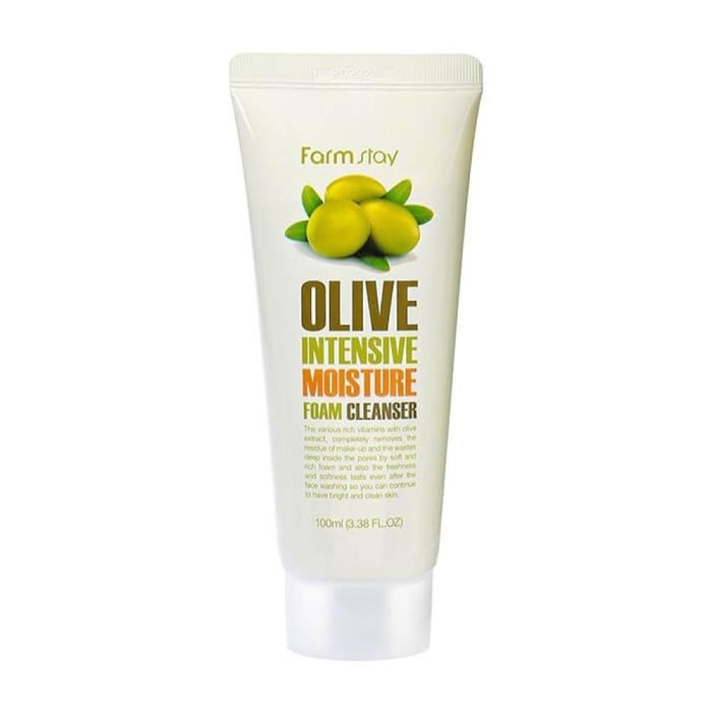 Пенка для умывания FarmStay Olive Intensive Moisture Foam Cleanser, 100 мл