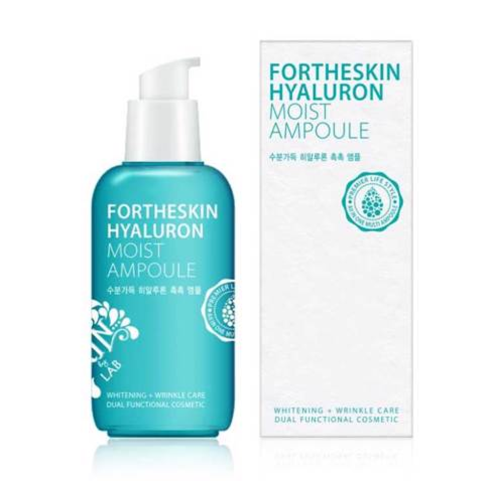 Сыворотка для лица с гиалуроновой кислотой FORTHESKIN HYALURON MOIST AMPOULE, 100 мл