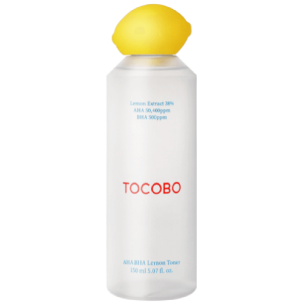 Кислотный тоник-эксфолиант с экстрактом лимона Tocobo AHA BHA Lemon Toner, 150 мл