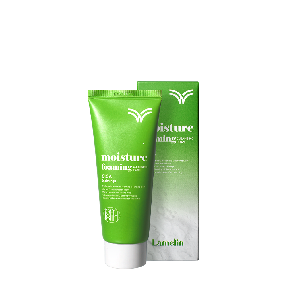 Пенка для умывания с центеллой Lamelin Moisture Foaming Cleansing Foam Cica, 100 мл