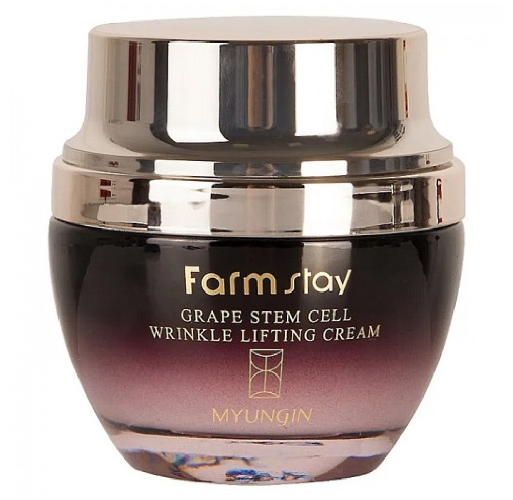 Крем для лица с фитостволовыми клетками винограда Farm Stay Grape Stem Cell Wrinkle Lifting Cream, 50 мл