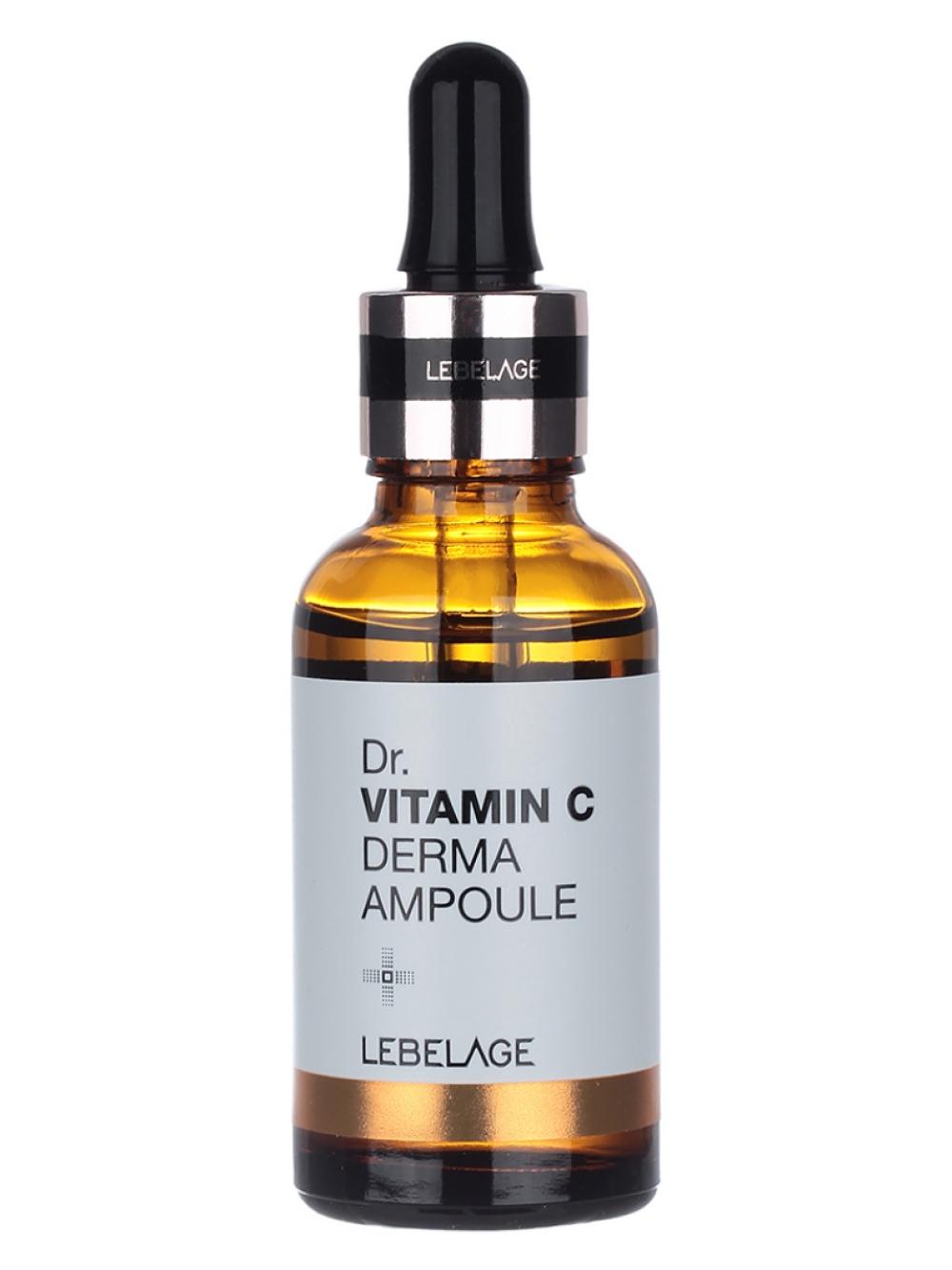 Сыворотка для лица с витамином С LEBELAGE Dr. VITAMIN C DERMA AMPOULE, 30 мл