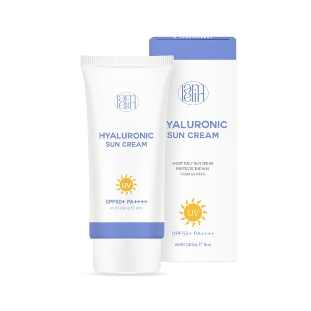 Увлажняющий солнцезащитный крем с гиалуроновой кислотой Lamelin Hyaluronic Sun Cream SPF50+ PA++++, 70 мл