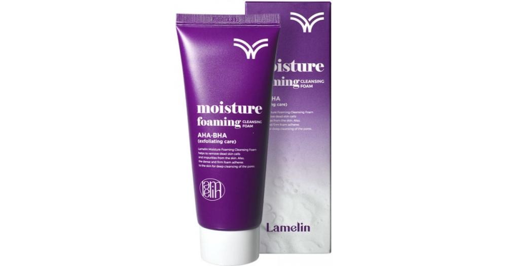 Пенка для умывания лица Lamelin Moisture Foaming Cleansing Foam AHA BHA, 100 мл