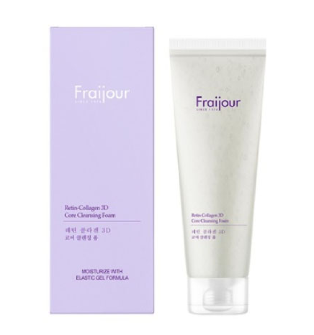 Пенка для умывания с коллагеном и ретинолом Fraijour Retin-Collagen 3D Core Cleansing Foam, 250 мл