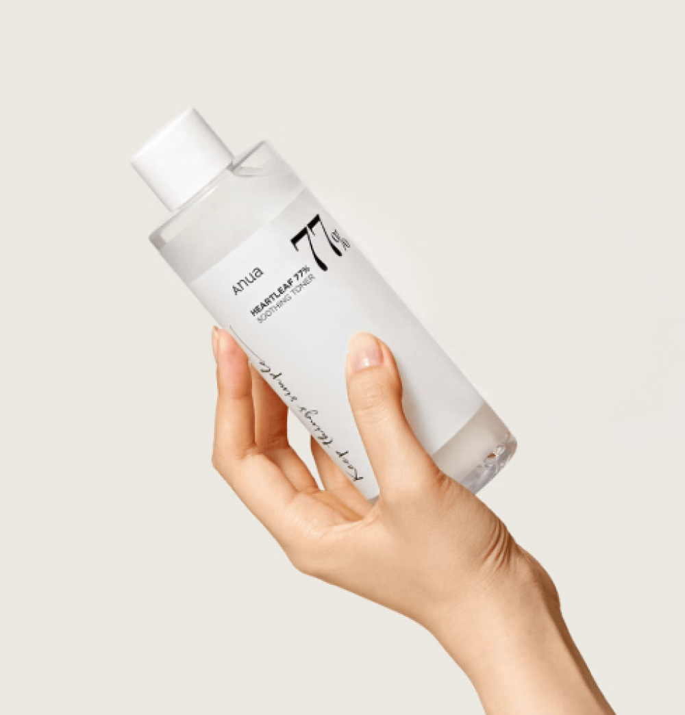 Балансирующий тоник на основе хауттюйнии Anua Heartleaf 77% Soothing Toner, 500 мл