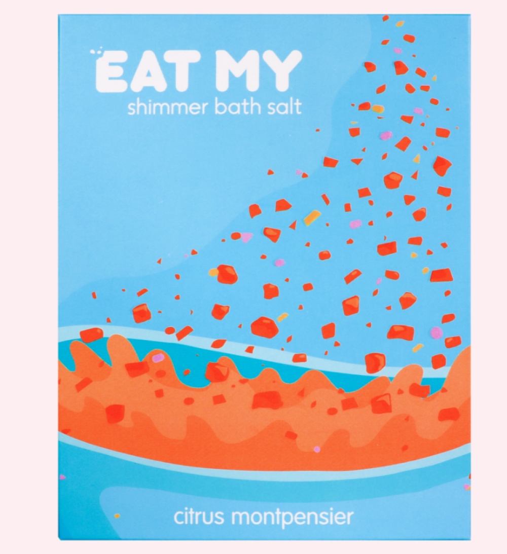 Соль-шиммер для ванны "Цитрусовые монпансье" Eat My Shimmer Bath Salt "Citrus Montpensier", 400 гр