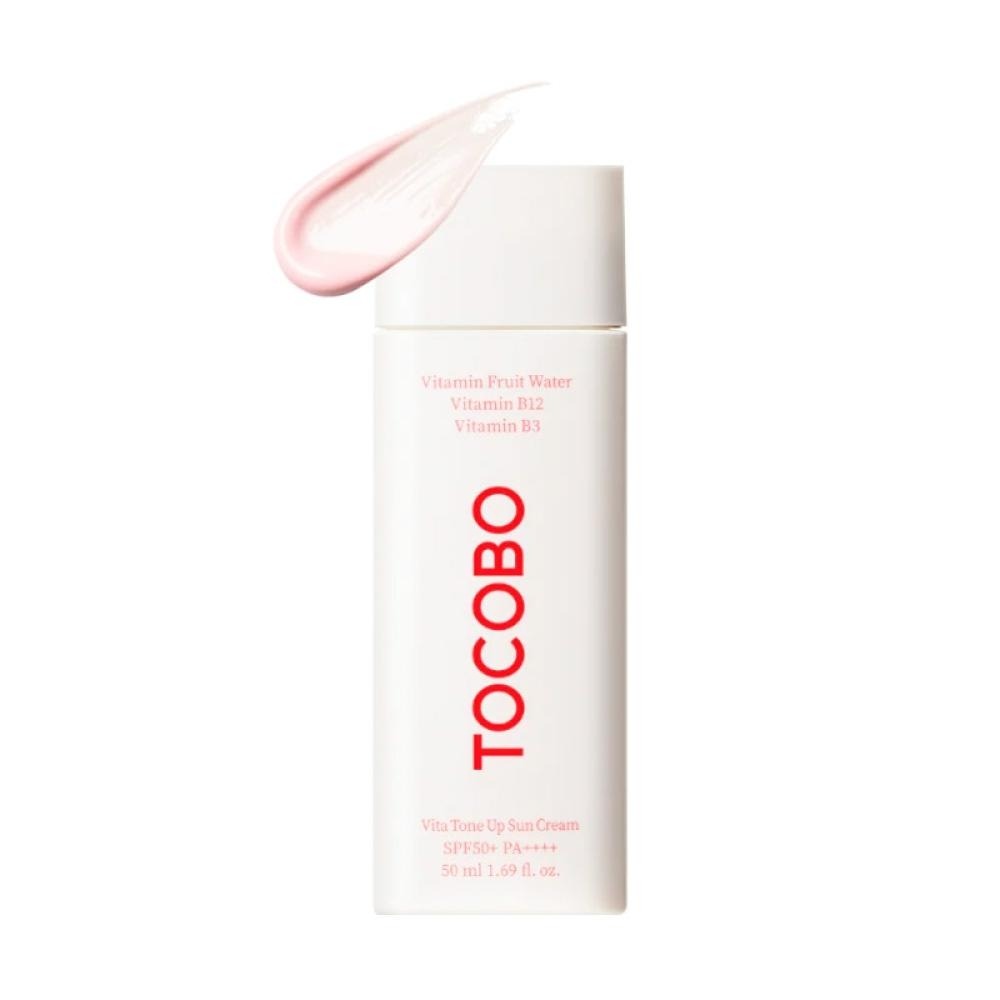 Тонирующий солнцезащитный крем Tocobo Vita Tone Up Sun Cream Deluxe SPF50+ 50ml
