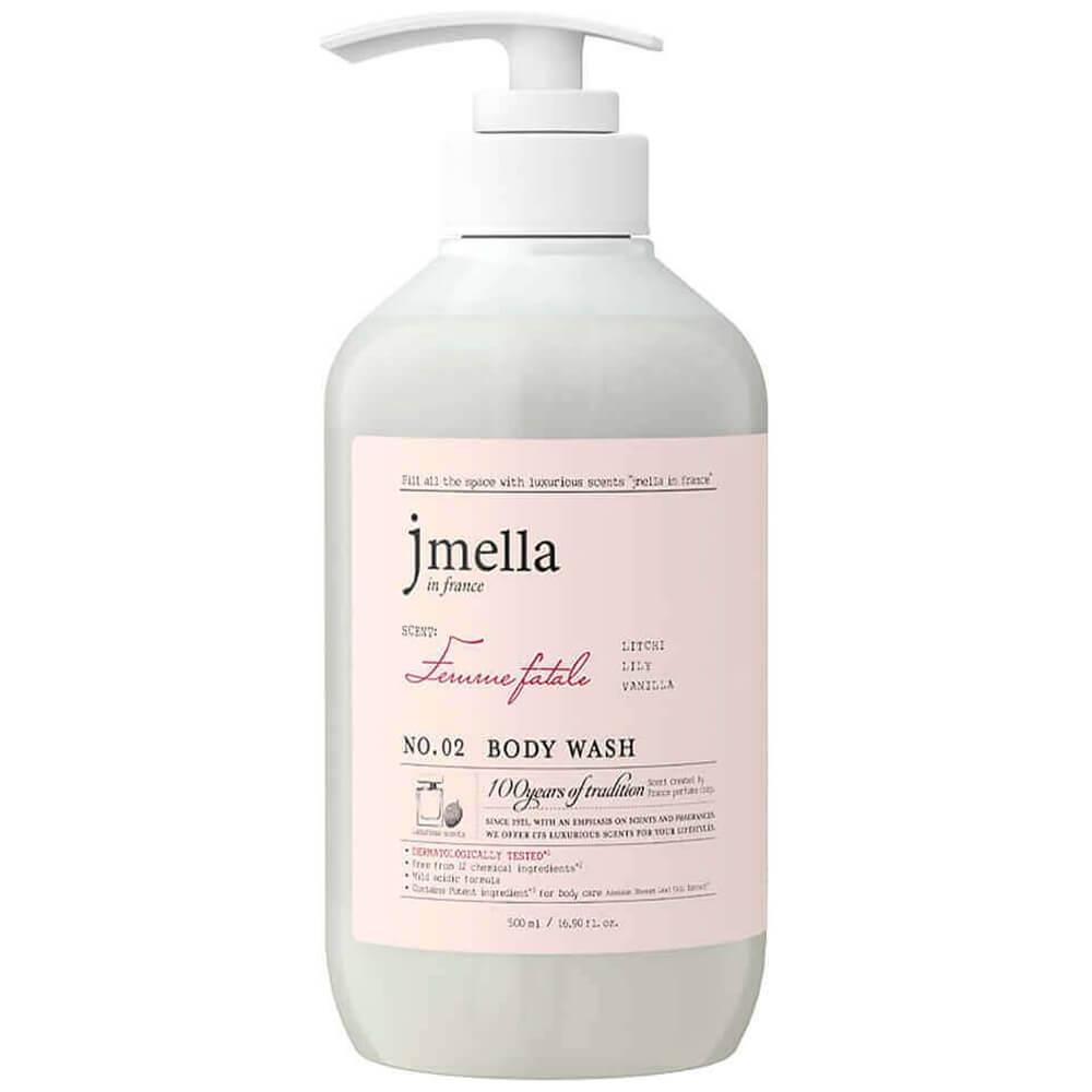 Слабокислотный парфюмированный гель для душа Jmella In France Body Wash 02 Femme Fatale, 500 мл