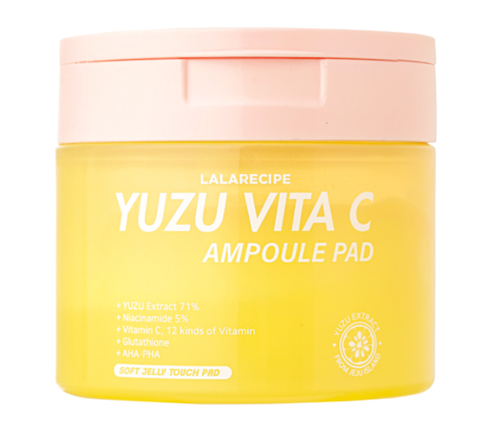 Ампульные пилинг-диски Lalarecipe Yuzu Vita-C Ampoule Pad, 80 шт