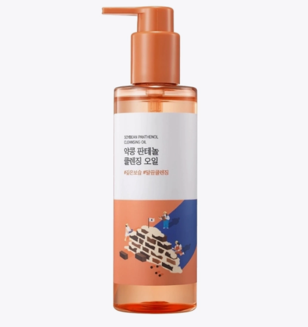 Гидрофильное масло с чёрной соей и пантенолом Round Lab Soybean Panthenol Cleansing Oil, 200 мл