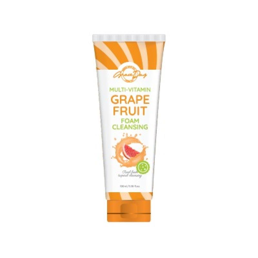 Пенка для умывания с экстрактом грейпфрута MULTI-VITAMIN GRAPEFRUIT FOAM CLEANSER, GRACE DAY 100 МЛ