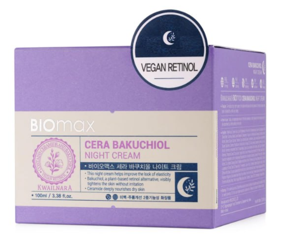 Ночной крем для лица Kwailnara Biomax Cera Bakuchiol Night Cream, 100 мл