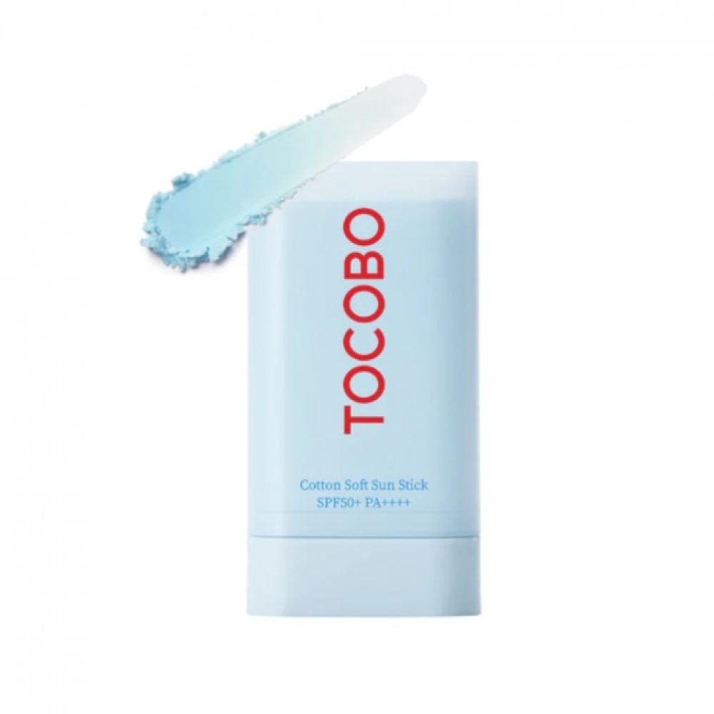Мягкий солнцезащитный стик Tocobo Cotton Soft Sun Stick SPF50+ 19g