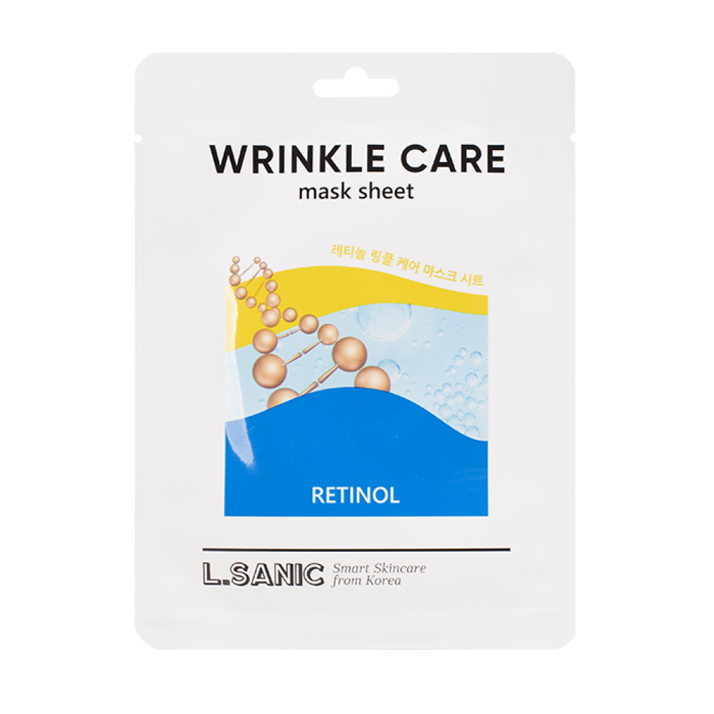 Маска тканевая омолаживающая с ретинолом Retinol Wrinkle Care Mask Sheet, 25мл