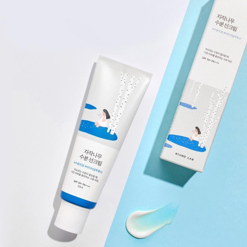 Увлажняющий санскрин с берёзовым соком Round Lab Birch Juice Moisturizing Sunscreen SPF50+ PA++++, 50 мл