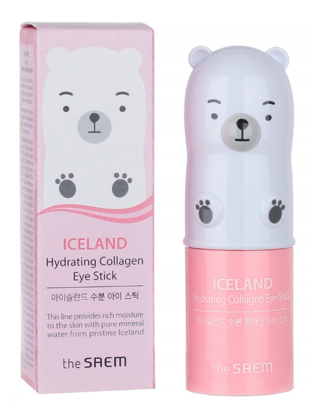 Бальзам для кожи вокруг глаз охлаждающий THE SAEM Iceland Hydrating Collagen Eye Stick, 7 гр