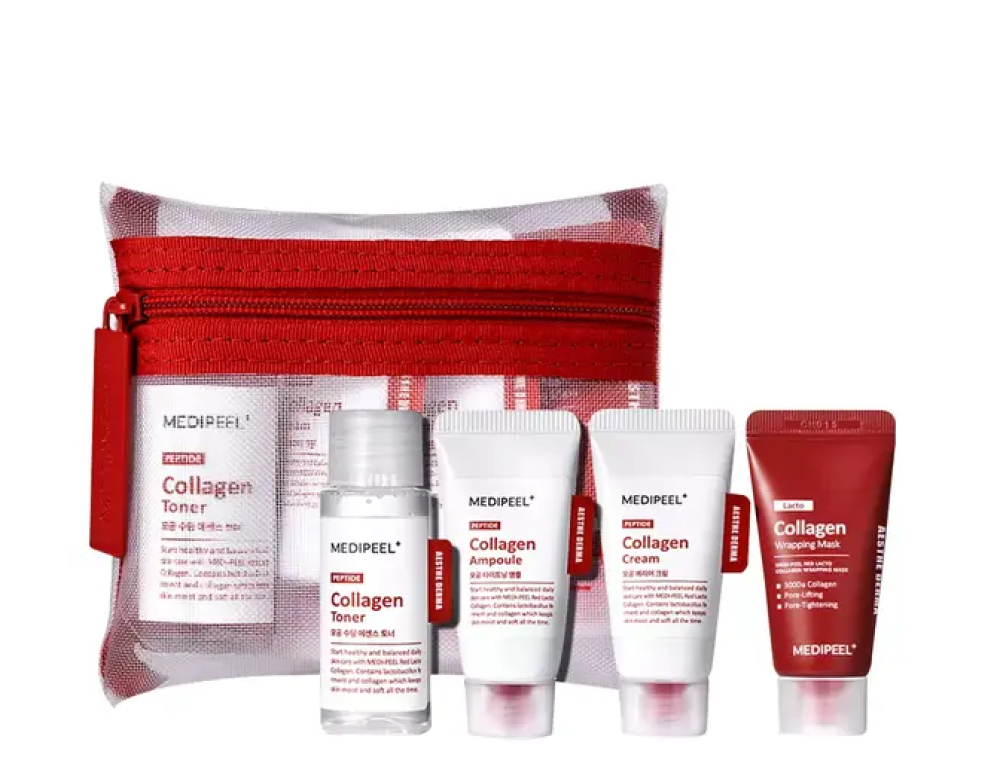 Набор косметики с лакто коллагеном MEDIPEEL Red Lacto Collagen Skin Care Trial Kit