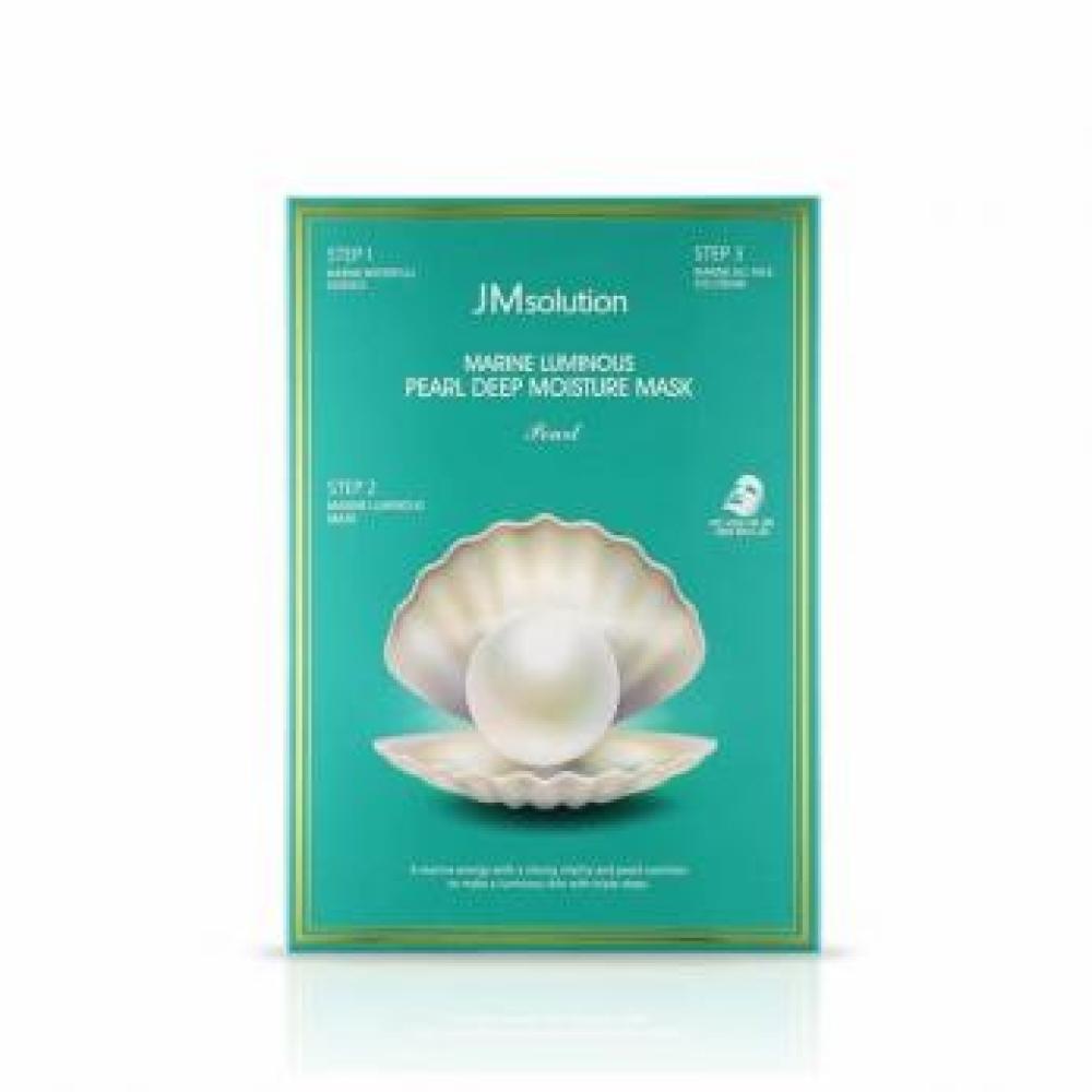 Трехступенчатый увлажняющий набор с жемчугом JM Solution Marine Luminous Pearl Deep Moisture Mask