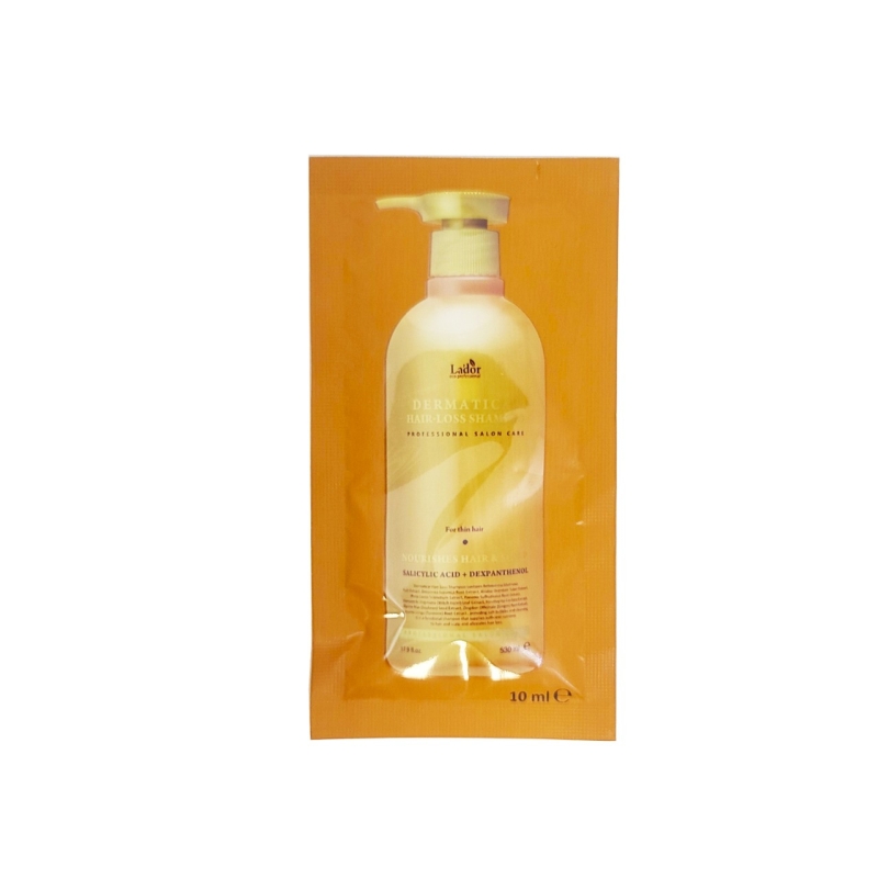 Профессиональный бессульфатный шампунь против выпадения волос (пробник) LADOR, 10 мл