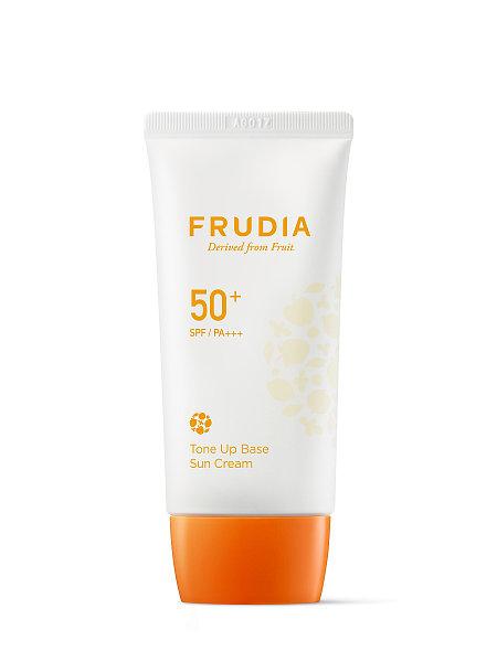 Крем с SPF защитой SPF50+/PA+++ Frudia Tone Up Base Sun Cream