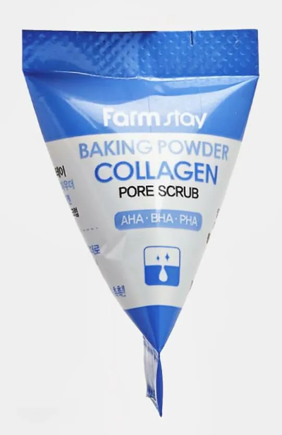 Скраб для лица с коллагеном FARMSTAY Baking Powder Collagen Pore Scrub 1 шт
